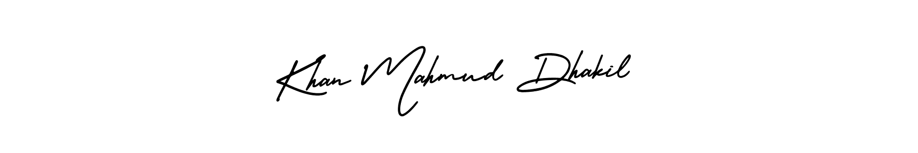 It looks lik you need a new signature style for name Khan Mahmud Dhakil. Design unique handwritten (AmerikaSignatureDemo-Regular) signature with our free signature maker in just a few clicks. Khan Mahmud Dhakil signature style 3 images and pictures png