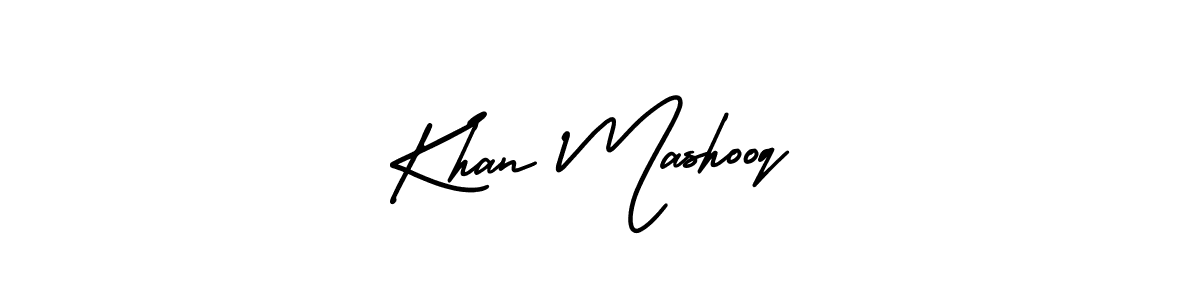 Khan Mashooq stylish signature style. Best Handwritten Sign (AmerikaSignatureDemo-Regular) for my name. Handwritten Signature Collection Ideas for my name Khan Mashooq. Khan Mashooq signature style 3 images and pictures png