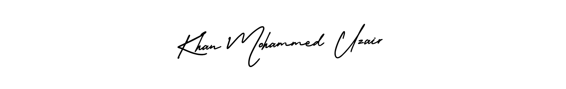 See photos of Khan Mohammed Uzair official signature by Spectra . Check more albums & portfolios. Read reviews & check more about AmerikaSignatureDemo-Regular font. Khan Mohammed Uzair signature style 3 images and pictures png