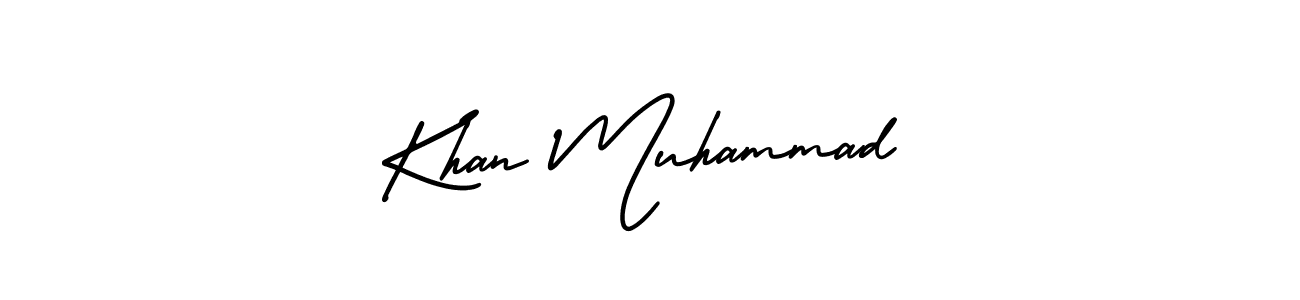 Khan Muhammad stylish signature style. Best Handwritten Sign (AmerikaSignatureDemo-Regular) for my name. Handwritten Signature Collection Ideas for my name Khan Muhammad. Khan Muhammad signature style 3 images and pictures png