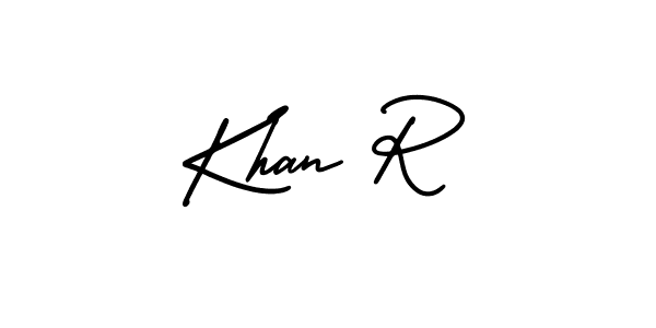 Similarly AmerikaSignatureDemo-Regular is the best handwritten signature design. Signature creator online .You can use it as an online autograph creator for name Khan R. Khan R signature style 3 images and pictures png