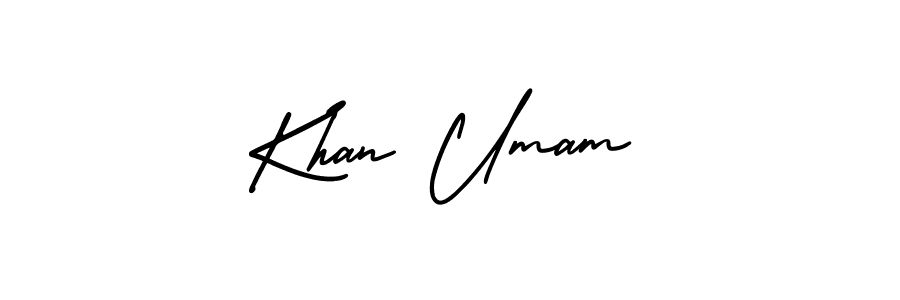 Once you've used our free online signature maker to create your best signature AmerikaSignatureDemo-Regular style, it's time to enjoy all of the benefits that Khan Umam name signing documents. Khan Umam signature style 3 images and pictures png