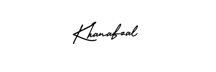 Create a beautiful signature design for name Khanafzal. With this signature (AmerikaSignatureDemo-Regular) fonts, you can make a handwritten signature for free. Khanafzal signature style 3 images and pictures png