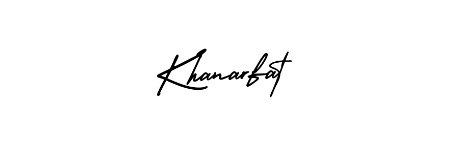 AmerikaSignatureDemo-Regular is a professional signature style that is perfect for those who want to add a touch of class to their signature. It is also a great choice for those who want to make their signature more unique. Get Khanarfat name to fancy signature for free. Khanarfat signature style 3 images and pictures png