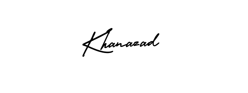 Here are the top 10 professional signature styles for the name Khanazad. These are the best autograph styles you can use for your name. Khanazad signature style 3 images and pictures png