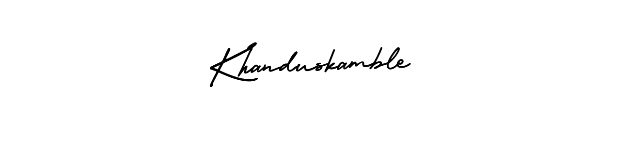 Best and Professional Signature Style for Khanduskamble. AmerikaSignatureDemo-Regular Best Signature Style Collection. Khanduskamble signature style 3 images and pictures png