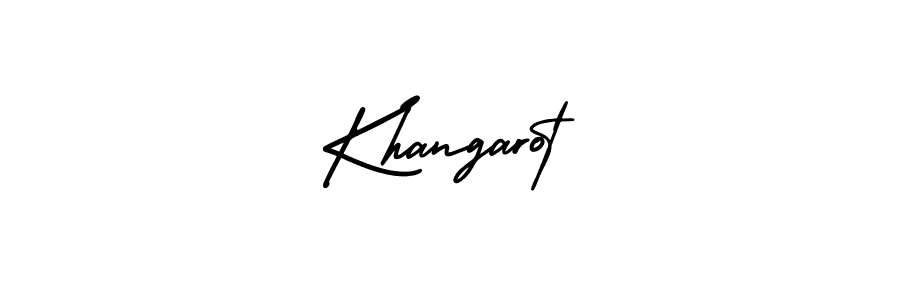 Create a beautiful signature design for name Khangarot. With this signature (AmerikaSignatureDemo-Regular) fonts, you can make a handwritten signature for free. Khangarot signature style 3 images and pictures png