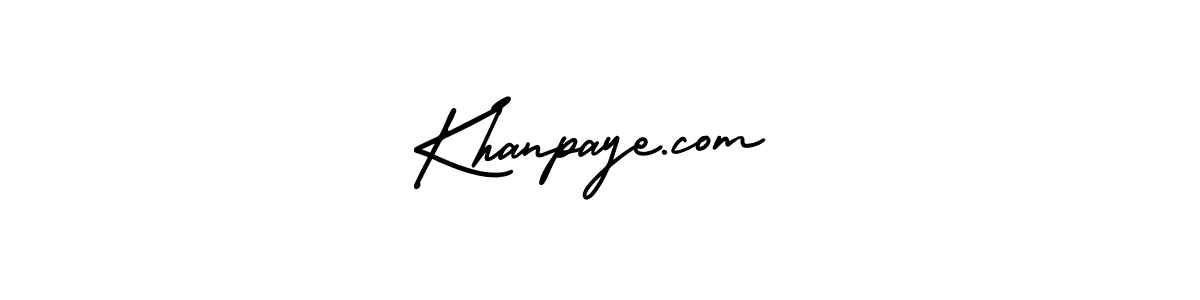 Create a beautiful signature design for name Khanpaye.com. With this signature (AmerikaSignatureDemo-Regular) fonts, you can make a handwritten signature for free. Khanpaye.com signature style 3 images and pictures png