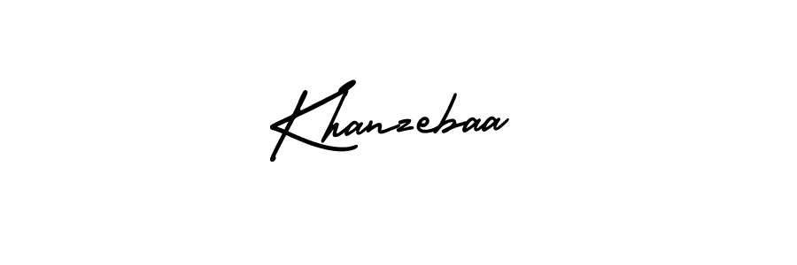 Also we have Khanzebaa name is the best signature style. Create professional handwritten signature collection using AmerikaSignatureDemo-Regular autograph style. Khanzebaa signature style 3 images and pictures png