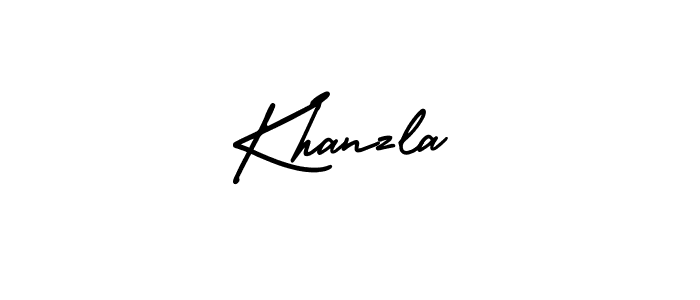 Similarly AmerikaSignatureDemo-Regular is the best handwritten signature design. Signature creator online .You can use it as an online autograph creator for name Khanzla. Khanzla signature style 3 images and pictures png