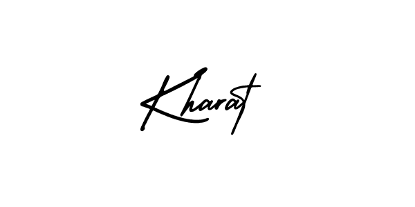 How to Draw Kharat signature style? AmerikaSignatureDemo-Regular is a latest design signature styles for name Kharat. Kharat signature style 3 images and pictures png