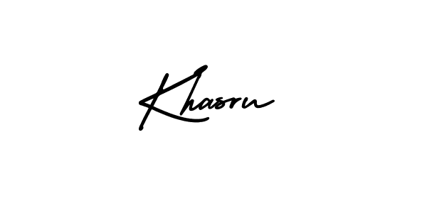 Similarly AmerikaSignatureDemo-Regular is the best handwritten signature design. Signature creator online .You can use it as an online autograph creator for name Khasru. Khasru signature style 3 images and pictures png