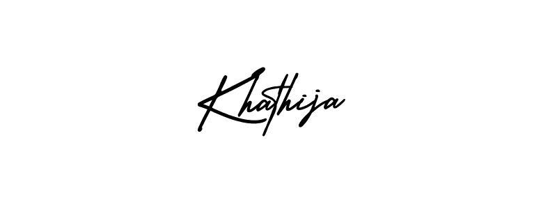 It looks lik you need a new signature style for name Khathija. Design unique handwritten (AmerikaSignatureDemo-Regular) signature with our free signature maker in just a few clicks. Khathija signature style 3 images and pictures png