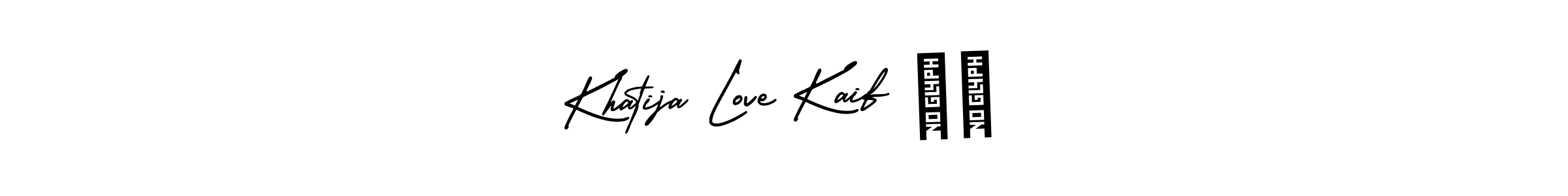 Here are the top 10 professional signature styles for the name Khatija Love Kaif ❤️. These are the best autograph styles you can use for your name. Khatija Love Kaif ❤️ signature style 3 images and pictures png