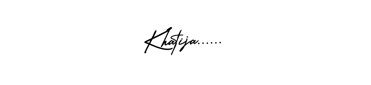 It looks lik you need a new signature style for name Khatija....... Design unique handwritten (AmerikaSignatureDemo-Regular) signature with our free signature maker in just a few clicks. Khatija...... signature style 3 images and pictures png