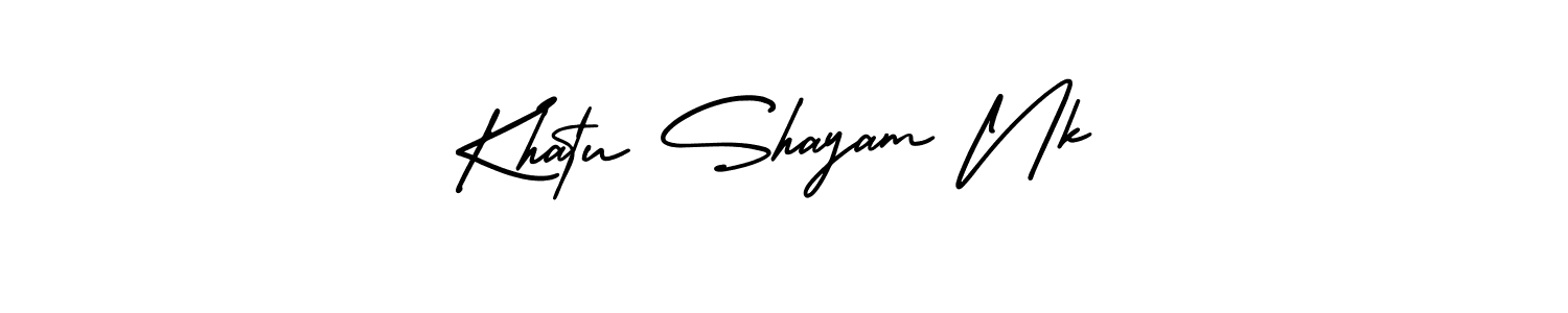 Here are the top 10 professional signature styles for the name Khatu Shayam Nk. These are the best autograph styles you can use for your name. Khatu Shayam Nk signature style 3 images and pictures png