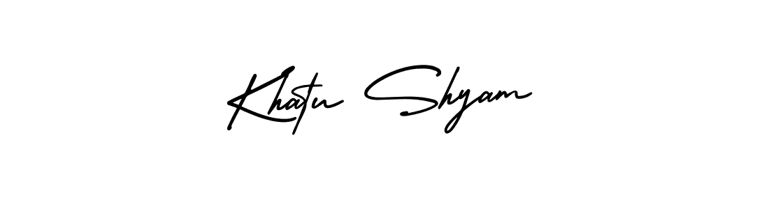 AmerikaSignatureDemo-Regular is a professional signature style that is perfect for those who want to add a touch of class to their signature. It is also a great choice for those who want to make their signature more unique. Get Khatu Shyam name to fancy signature for free. Khatu Shyam signature style 3 images and pictures png