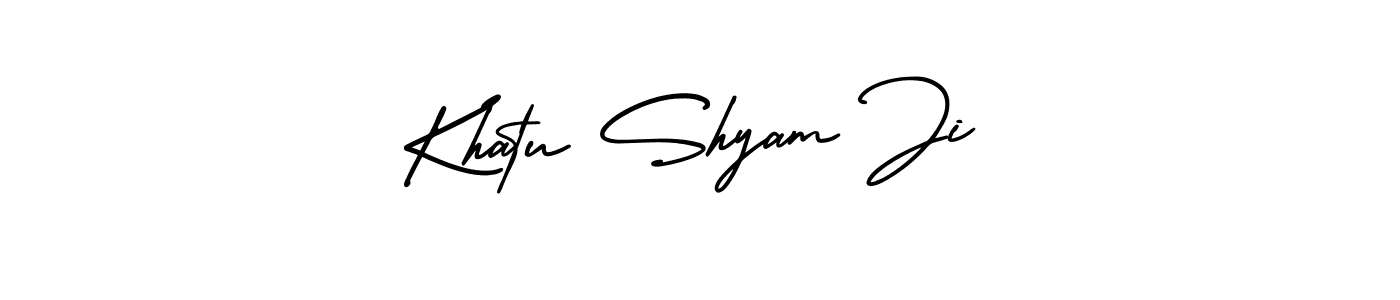 Make a beautiful signature design for name Khatu Shyam Ji. With this signature (AmerikaSignatureDemo-Regular) style, you can create a handwritten signature for free. Khatu Shyam Ji signature style 3 images and pictures png