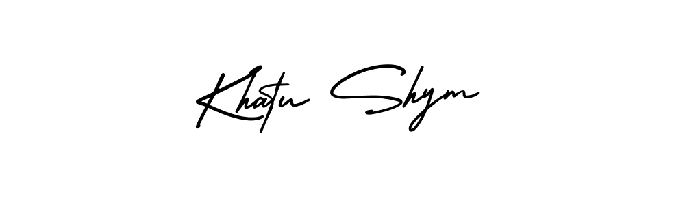 How to make Khatu Shym signature? AmerikaSignatureDemo-Regular is a professional autograph style. Create handwritten signature for Khatu Shym name. Khatu Shym signature style 3 images and pictures png