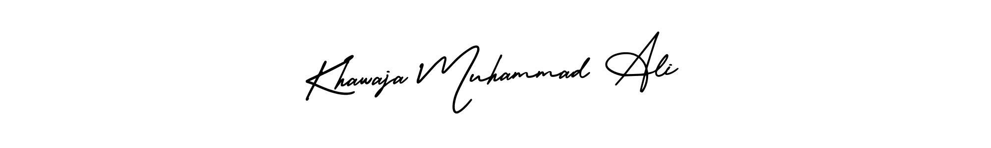 Check out images of Autograph of Khawaja Muhammad Ali name. Actor Khawaja Muhammad Ali Signature Style. AmerikaSignatureDemo-Regular is a professional sign style online. Khawaja Muhammad Ali signature style 3 images and pictures png