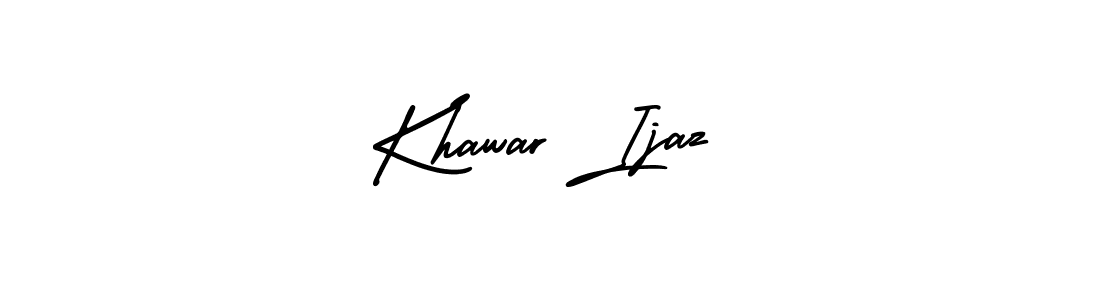 AmerikaSignatureDemo-Regular is a professional signature style that is perfect for those who want to add a touch of class to their signature. It is also a great choice for those who want to make their signature more unique. Get Khawar Ijaz name to fancy signature for free. Khawar Ijaz signature style 3 images and pictures png