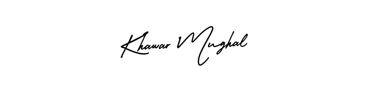 Create a beautiful signature design for name Khawar Mughal. With this signature (AmerikaSignatureDemo-Regular) fonts, you can make a handwritten signature for free. Khawar Mughal signature style 3 images and pictures png