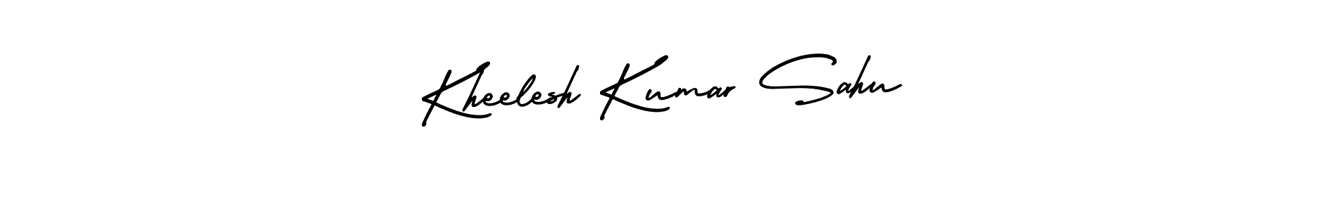 Make a beautiful signature design for name Kheelesh Kumar Sahu. Use this online signature maker to create a handwritten signature for free. Kheelesh Kumar Sahu signature style 3 images and pictures png