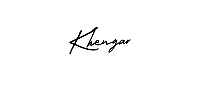 Khengar stylish signature style. Best Handwritten Sign (AmerikaSignatureDemo-Regular) for my name. Handwritten Signature Collection Ideas for my name Khengar. Khengar signature style 3 images and pictures png