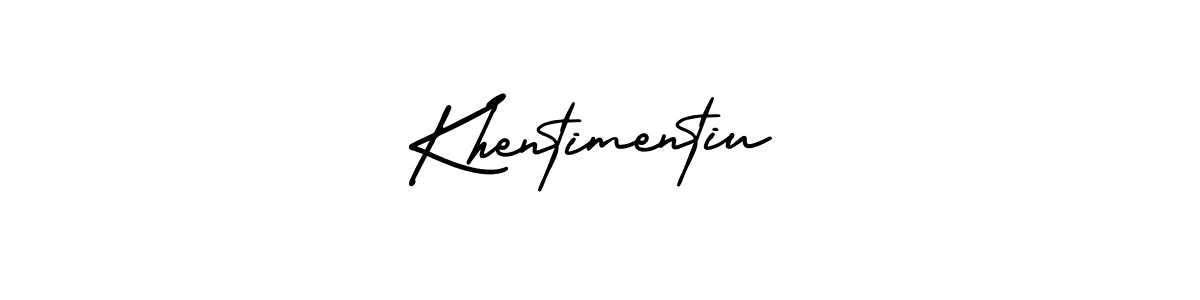 if you are searching for the best signature style for your name Khentimentiu. so please give up your signature search. here we have designed multiple signature styles  using AmerikaSignatureDemo-Regular. Khentimentiu signature style 3 images and pictures png