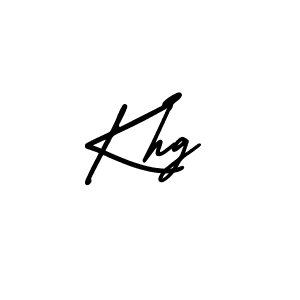 The best way (AmerikaSignatureDemo-Regular) to make a short signature is to pick only two or three words in your name. The name Khg include a total of six letters. For converting this name. Khg signature style 3 images and pictures png