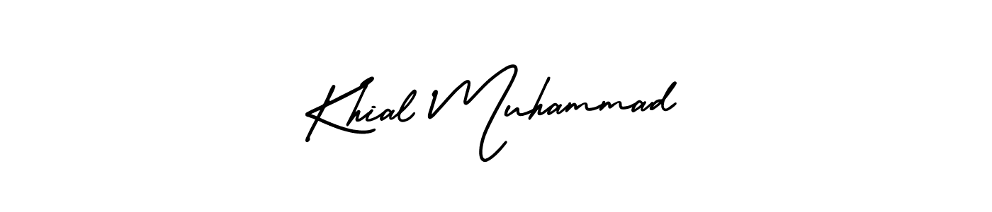 Check out images of Autograph of Khial Muhammad name. Actor Khial Muhammad Signature Style. AmerikaSignatureDemo-Regular is a professional sign style online. Khial Muhammad signature style 3 images and pictures png