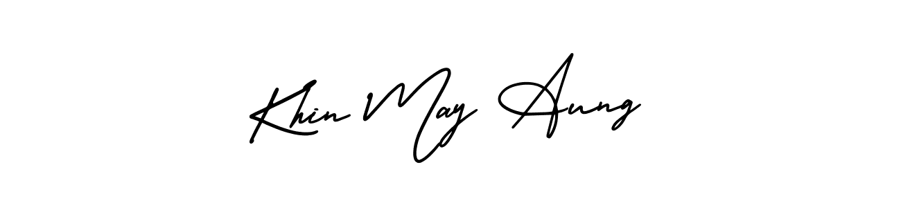 Check out images of Autograph of Khin May Aung name. Actor Khin May Aung Signature Style. AmerikaSignatureDemo-Regular is a professional sign style online. Khin May Aung signature style 3 images and pictures png