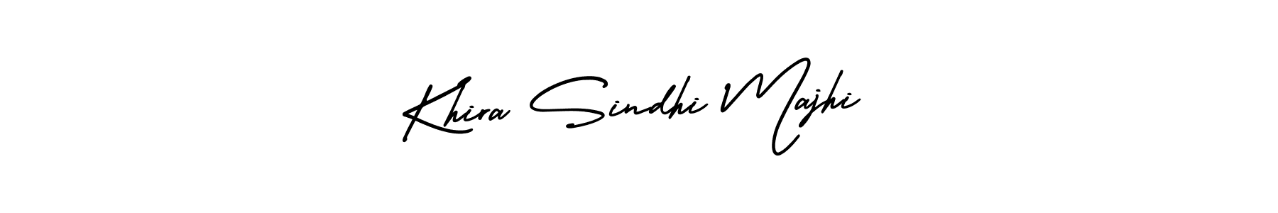 Create a beautiful signature design for name Khira Sindhi Majhi. With this signature (AmerikaSignatureDemo-Regular) fonts, you can make a handwritten signature for free. Khira Sindhi Majhi signature style 3 images and pictures png
