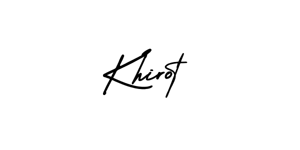 Also we have Khirot name is the best signature style. Create professional handwritten signature collection using AmerikaSignatureDemo-Regular autograph style. Khirot signature style 3 images and pictures png