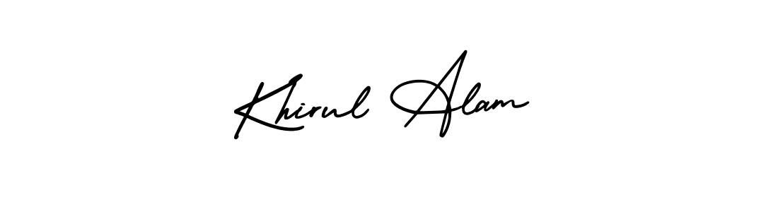 You can use this online signature creator to create a handwritten signature for the name Khirul Alam. This is the best online autograph maker. Khirul Alam signature style 3 images and pictures png