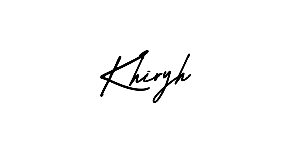 Once you've used our free online signature maker to create your best signature AmerikaSignatureDemo-Regular style, it's time to enjoy all of the benefits that Khiryh name signing documents. Khiryh signature style 3 images and pictures png