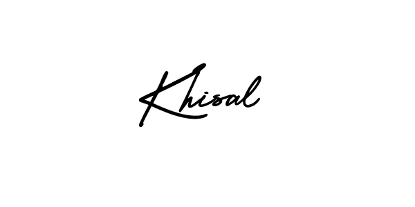 Similarly AmerikaSignatureDemo-Regular is the best handwritten signature design. Signature creator online .You can use it as an online autograph creator for name Khisal. Khisal signature style 3 images and pictures png