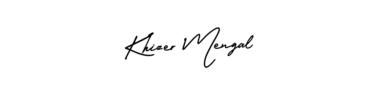 Khizer Mengal stylish signature style. Best Handwritten Sign (AmerikaSignatureDemo-Regular) for my name. Handwritten Signature Collection Ideas for my name Khizer Mengal. Khizer Mengal signature style 3 images and pictures png