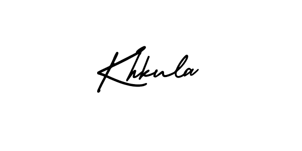 if you are searching for the best signature style for your name Khkula. so please give up your signature search. here we have designed multiple signature styles  using AmerikaSignatureDemo-Regular. Khkula signature style 3 images and pictures png