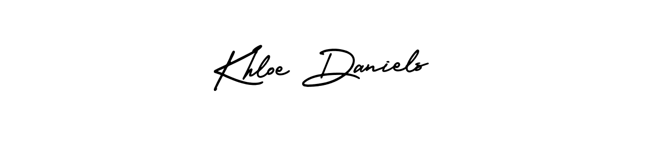 It looks lik you need a new signature style for name Khloe Daniels. Design unique handwritten (AmerikaSignatureDemo-Regular) signature with our free signature maker in just a few clicks. Khloe Daniels signature style 3 images and pictures png