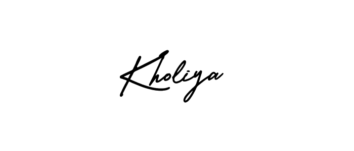 Also we have Kholiya name is the best signature style. Create professional handwritten signature collection using AmerikaSignatureDemo-Regular autograph style. Kholiya signature style 3 images and pictures png