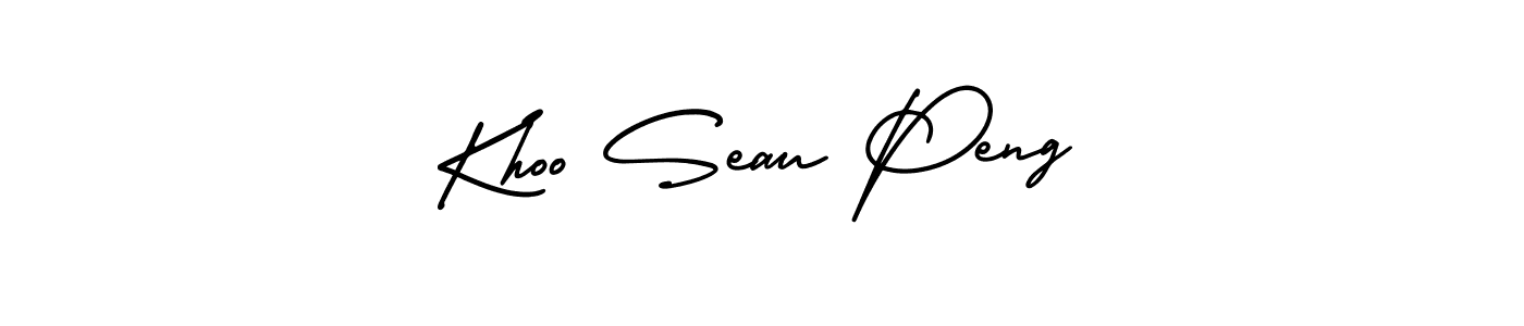 Check out images of Autograph of Khoo Seau Peng name. Actor Khoo Seau Peng Signature Style. AmerikaSignatureDemo-Regular is a professional sign style online. Khoo Seau Peng signature style 3 images and pictures png