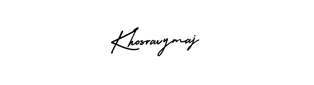 This is the best signature style for the Khosravymaj name. Also you like these signature font (AmerikaSignatureDemo-Regular). Mix name signature. Khosravymaj signature style 3 images and pictures png