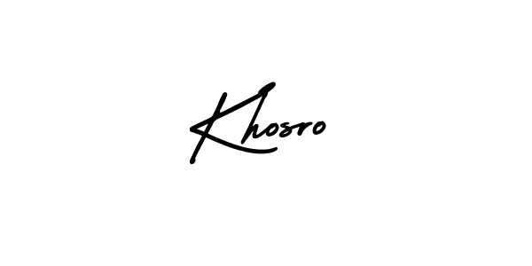 How to Draw Khosro signature style? AmerikaSignatureDemo-Regular is a latest design signature styles for name Khosro. Khosro signature style 3 images and pictures png