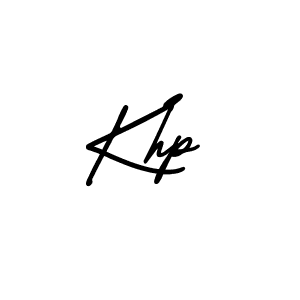 Khp stylish signature style. Best Handwritten Sign (AmerikaSignatureDemo-Regular) for my name. Handwritten Signature Collection Ideas for my name Khp. Khp signature style 3 images and pictures png