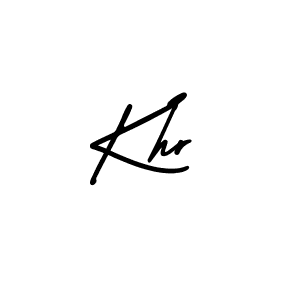 How to make Khr signature? AmerikaSignatureDemo-Regular is a professional autograph style. Create handwritten signature for Khr name. Khr signature style 3 images and pictures png