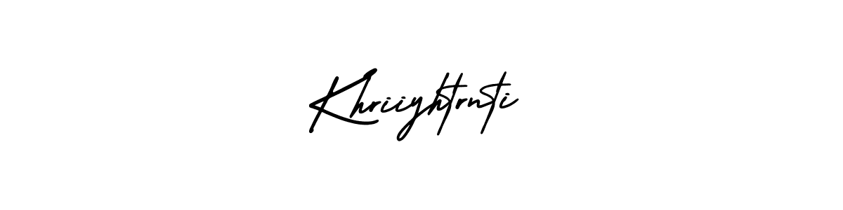 Create a beautiful signature design for name Khriiyhtrnti. With this signature (AmerikaSignatureDemo-Regular) fonts, you can make a handwritten signature for free. Khriiyhtrnti signature style 3 images and pictures png
