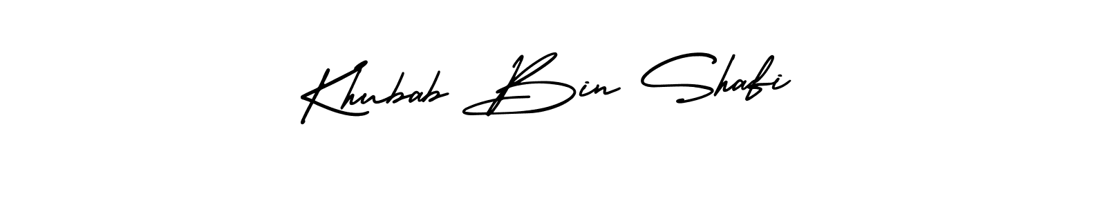 Here are the top 10 professional signature styles for the name Khubab Bin Shafi. These are the best autograph styles you can use for your name. Khubab Bin Shafi signature style 3 images and pictures png