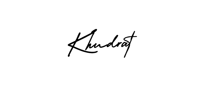 Make a beautiful signature design for name Khudrat. Use this online signature maker to create a handwritten signature for free. Khudrat signature style 3 images and pictures png