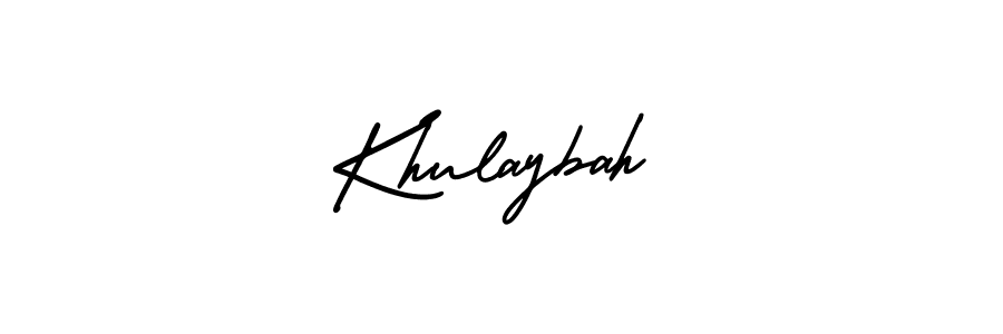 Best and Professional Signature Style for Khulaybah. AmerikaSignatureDemo-Regular Best Signature Style Collection. Khulaybah signature style 3 images and pictures png